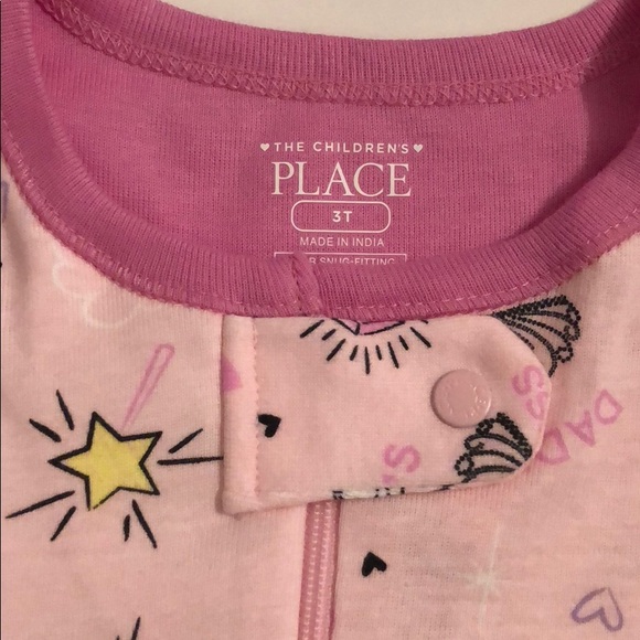 🆕Tod Girls Daddy’s Princess 1pc Shorts Pjs - 3T - Picture 2 of 4